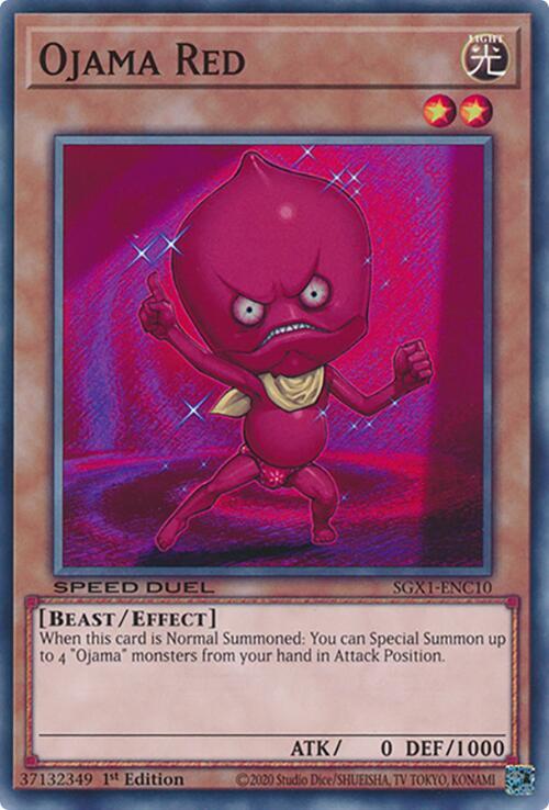 Ojama Red [SGX1-ENC10] Common