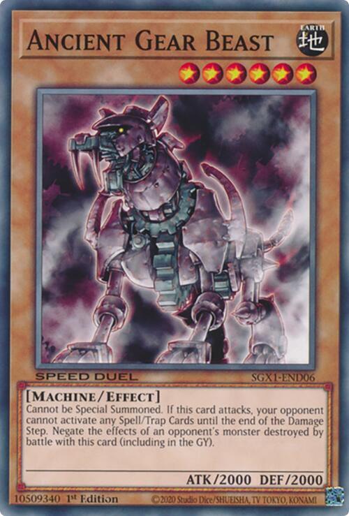 Ancient Gear Beast [SGX1-END06] Common