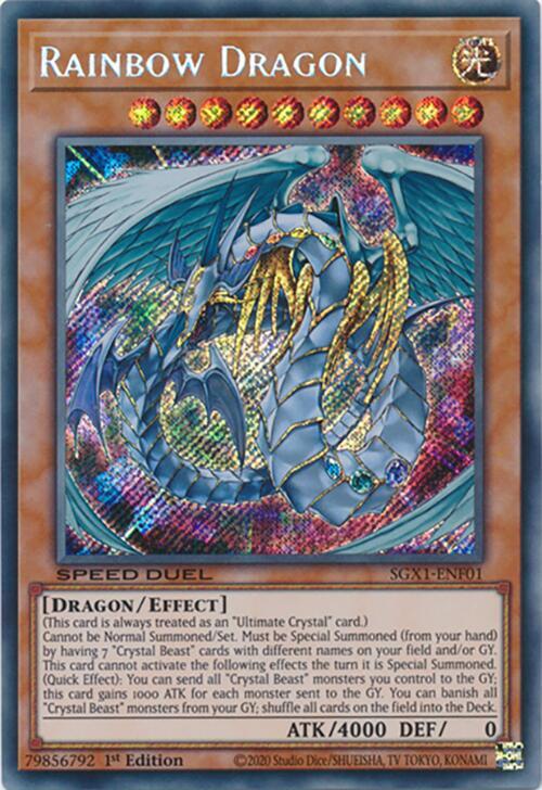 Rainbow Dragon [SGX1-ENF01] Secret Rare
