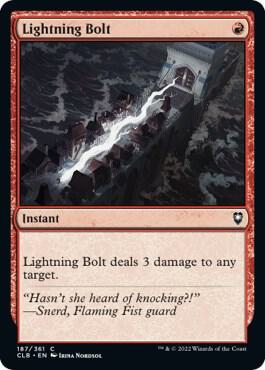Lightning Bolt [Commander Legends: Battle for Baldur's Gate]