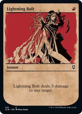 Lightning Bolt (Showcase) [Commander Legends: Battle for Baldur's Gate]