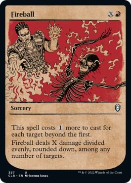 Fireball (Showcase) [Commander Legends: Battle for Baldur's Gate]