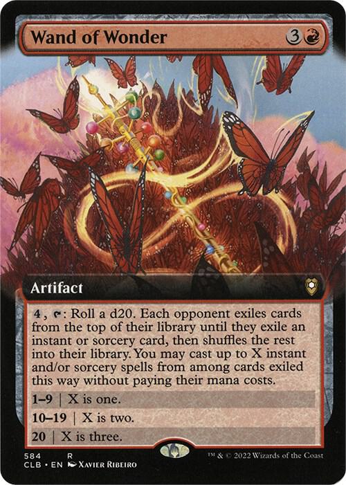Wand of Wonder (Extended Art) [Commander Legends: Battle for Baldur's Gate]