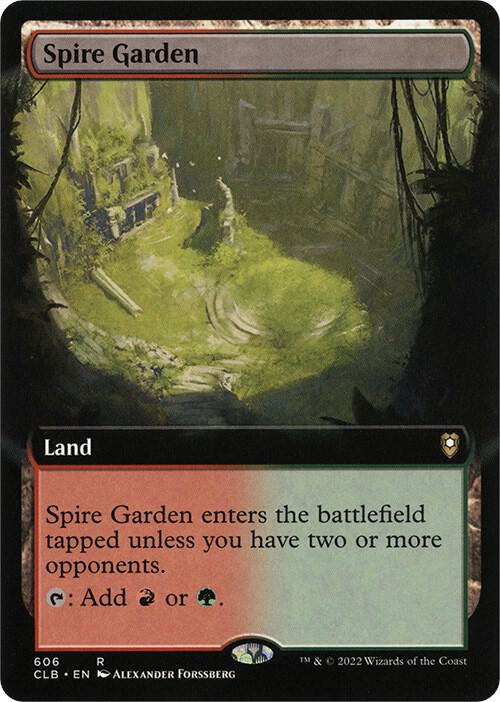 Spire Garden (Extended Art) [Commander Legends: Battle for Baldur's Gate]