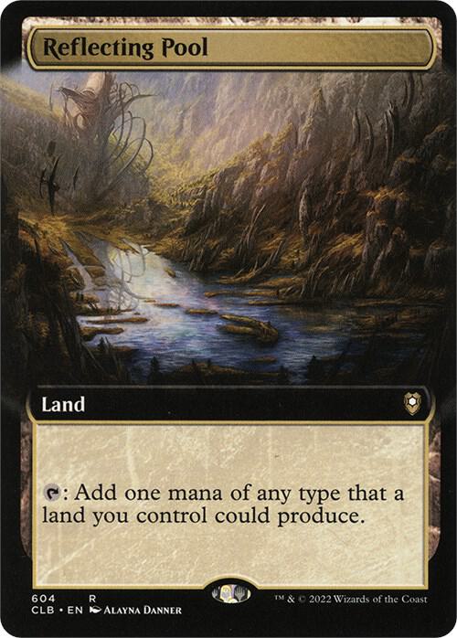 Reflecting Pool (Extended Art) [Commander Legends: Battle for Baldur's Gate]