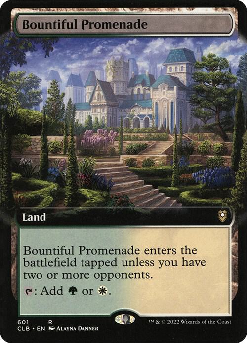 Bountiful Promenade (Extended Art) [Commander Legends: Battle for Baldur's Gate]