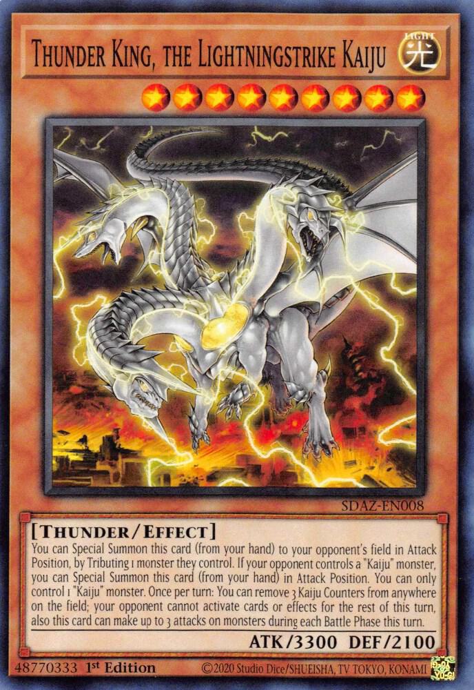 Thunder King, the Lightningstrike Kaiju [SDAZ-EN008] Common