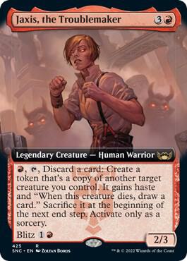 Jaxis, the Troublemaker (Extended Art) [Streets of New Capenna]