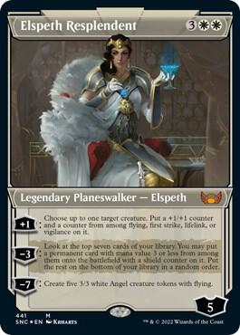 Elspeth Resplendent (Showcase Art Deco Foil Etched) [Streets of New Capenna]