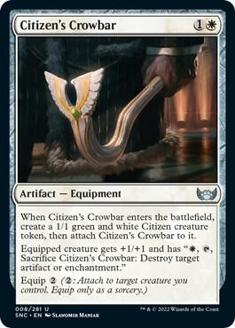 Citizen's Crowbar [Streets of New Capenna]