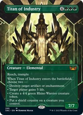 Titan of Industry (Borderless Alternate Art) [Streets of New Capenna]