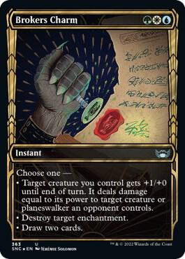 Brokers Charm (Showcase Golden Age Gilded Foil) [Streets of New Capenna]