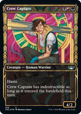 Crew Captain (Showcase Golden Age Gilded Foil) [Streets of New Capenna]