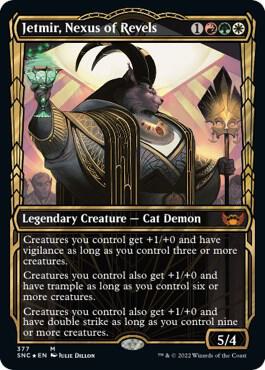 Jetmir, Nexus of Revels (Showcase Golden Age Gilded Foil) [Streets of New Capenna]