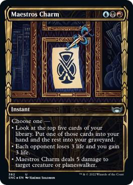 Maestros Charm (Showcase Golden Age Gilded Foil) [Streets of New Capenna]