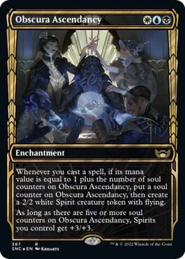 Obscura Ascendancy (Showcase Golden Age Gilded Foil) [Streets of New Capenna]
