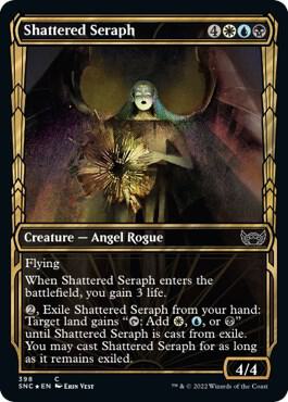 Shattered Seraph (Showcase Golden Age Gilded Foil) [Streets of New Capenna]
