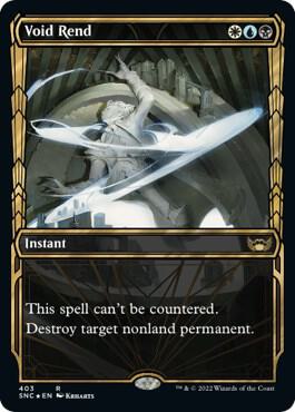 Void Rend (Showcase Golden Age Gilded Foil) [Streets of New Capenna]