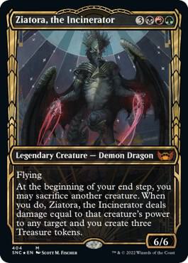 Ziatora, the Incinerator (Showcase Golden Age Gilded Foil) [Streets of New Capenna]