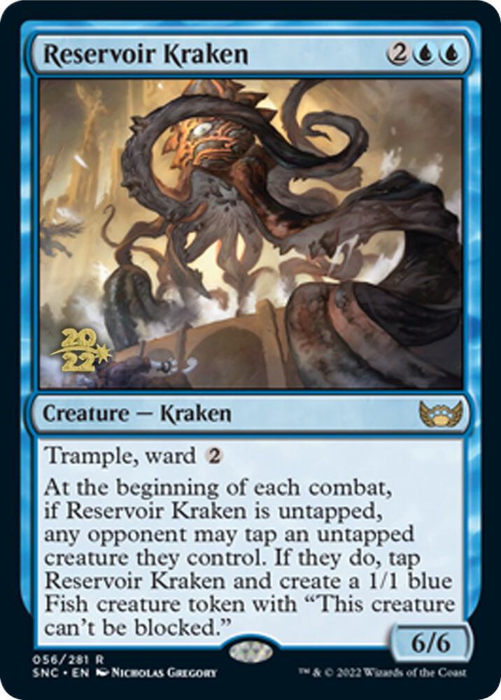 Reservoir Kraken [Streets of New Capenna Prerelease Promos]