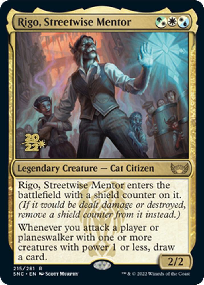 Rigo, Streetwise Mentor [Streets of New Capenna Prerelease Promos]