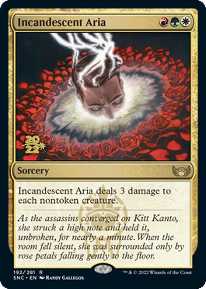 Incandescent Aria [Streets of New Capenna Prerelease Promos]
