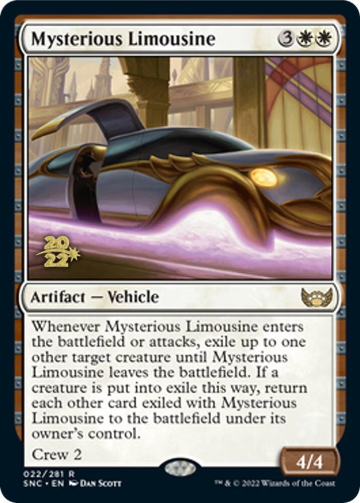 Mysterious Limousine [Streets of New Capenna Prerelease Promos]