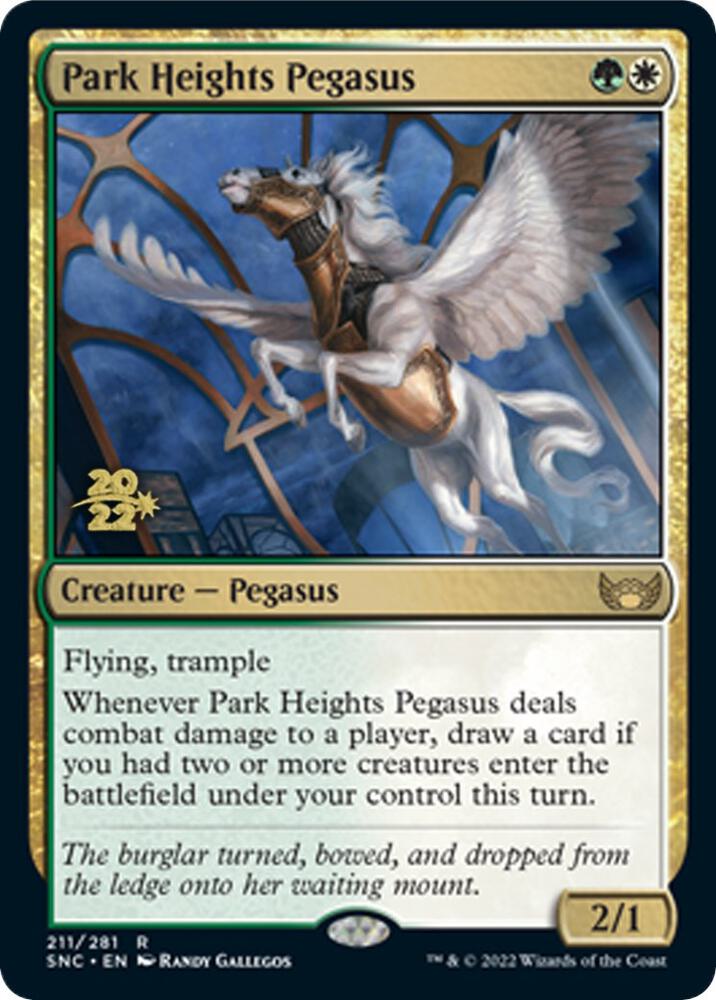 Park Heights Pegasus [Streets of New Capenna Prerelease Promos]
