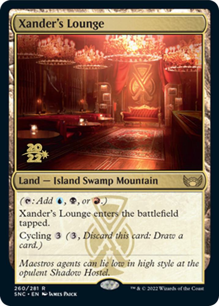 Xander's Lounge [Streets of New Capenna Prerelease Promos]