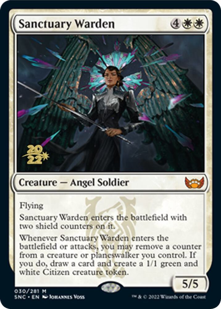 Sanctuary Warden [Streets of New Capenna Prerelease Promos]