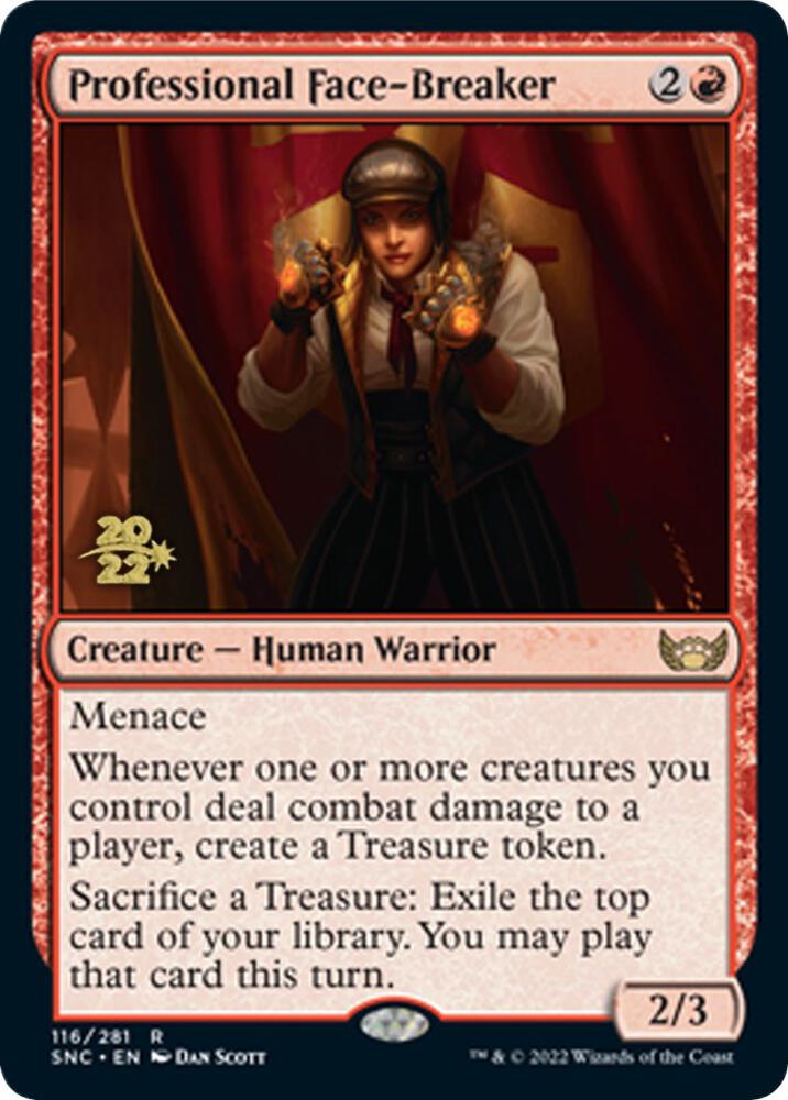 Professional Face-Breaker [Streets of New Capenna Prerelease Promos]