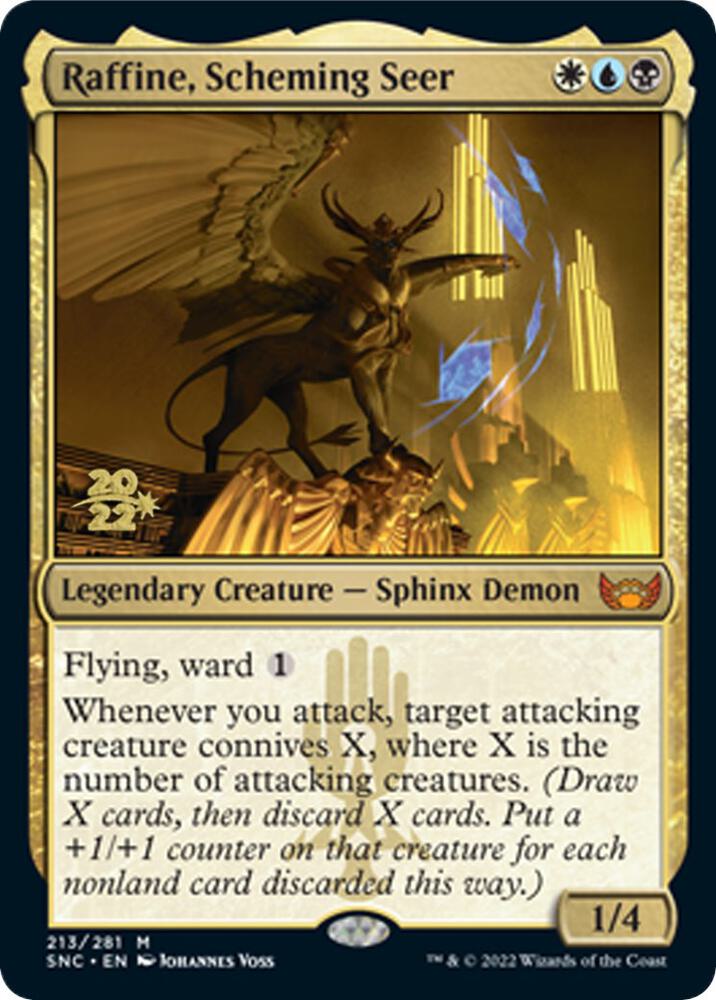 Raffine, Scheming Seer [Streets of New Capenna Prerelease Promos]