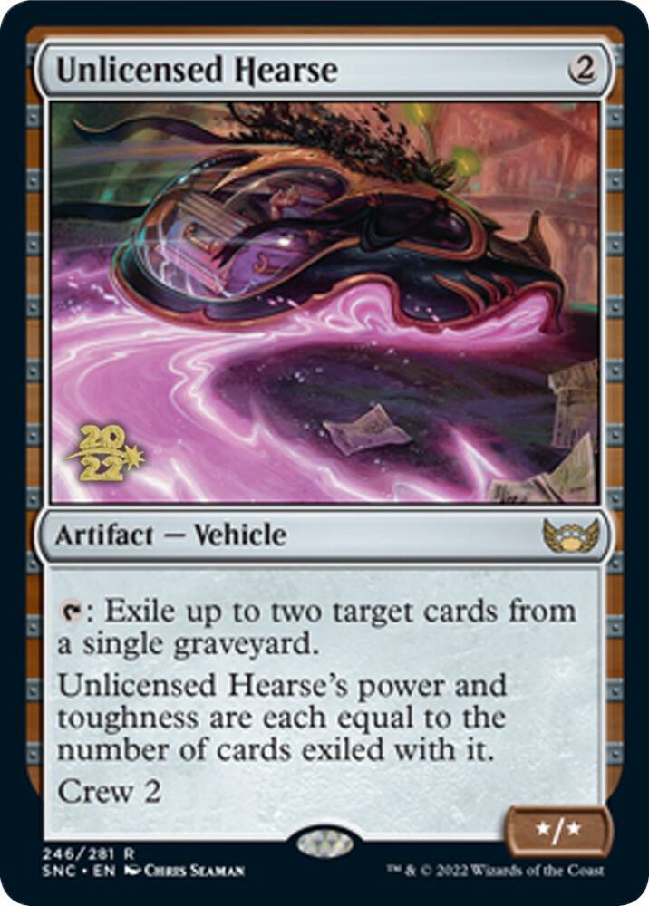Unlicensed Hearse [Streets of New Capenna Prerelease Promos]