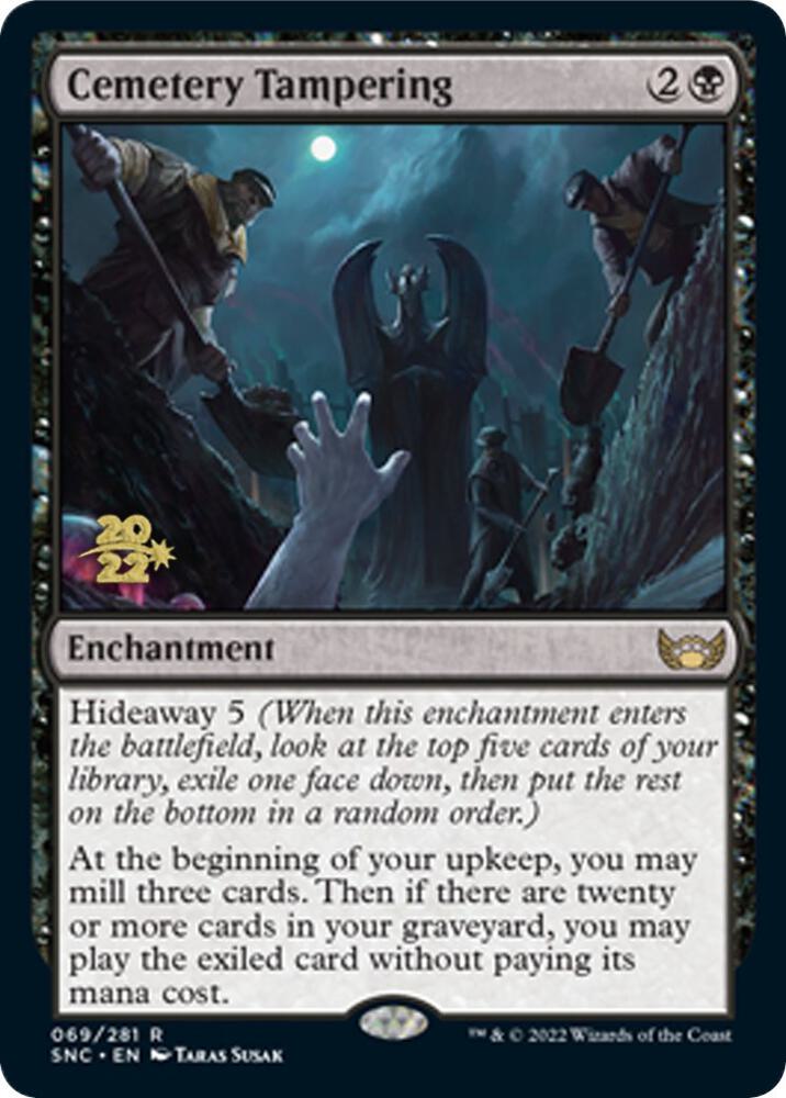 Cemetery Tampering [Streets of New Capenna Prerelease Promos]