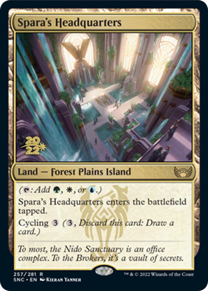 Spara's Headquarters [Streets of New Capenna Prerelease Promos]