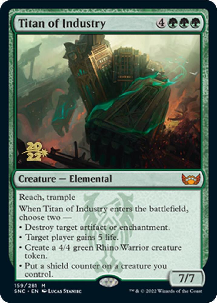 Titan of Industry [Streets of New Capenna Prerelease Promos]