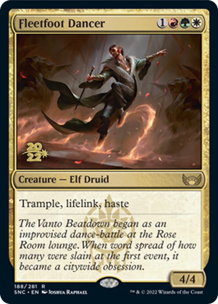 Fleetfoot Dancer [Streets of New Capenna Prerelease Promos]