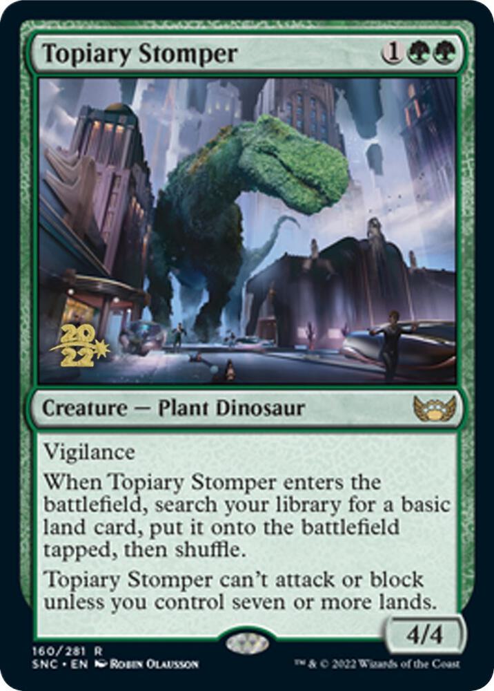 Topiary Stomper [Streets of New Capenna Prerelease Promos]