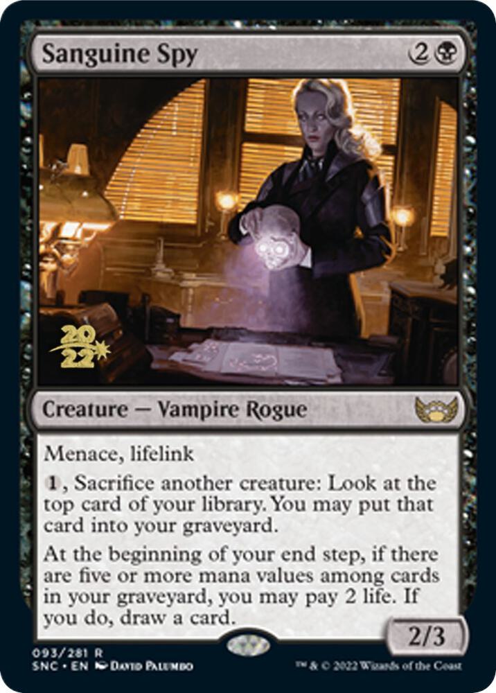 Sanguine Spy [Streets of New Capenna Prerelease Promos]