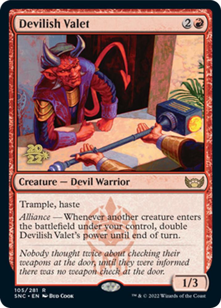 Devilish Valet [Streets of New Capenna Prerelease Promos]