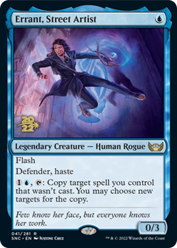 Errant, Street Artist [Streets of New Capenna Prerelease Promos]