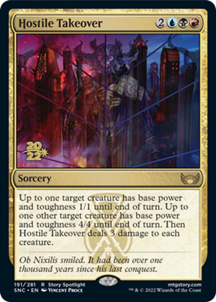 Hostile Takeover [Streets of New Capenna Prerelease Promos]