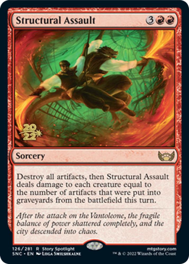 Structural Assault [Streets of New Capenna Prerelease Promos]