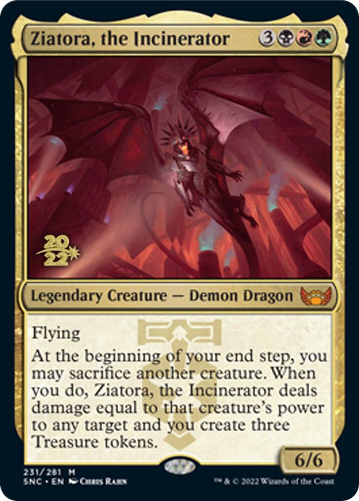 Ziatora, the Incinerator [Streets of New Capenna Prerelease Promos]