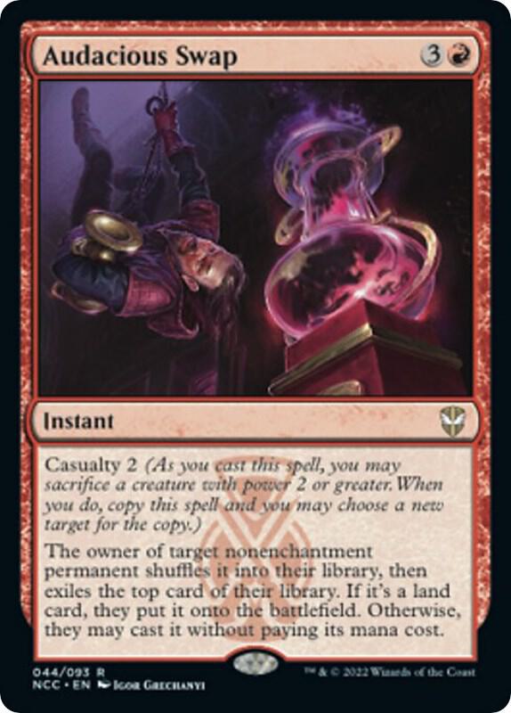 Audacious Swap [Streets of New Capenna Commander]