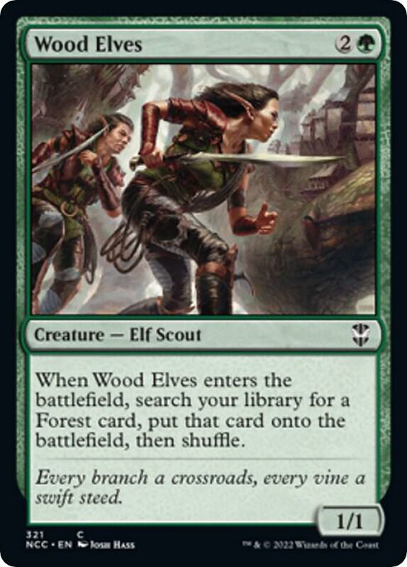 Wood Elves [Streets of New Capenna Commander]