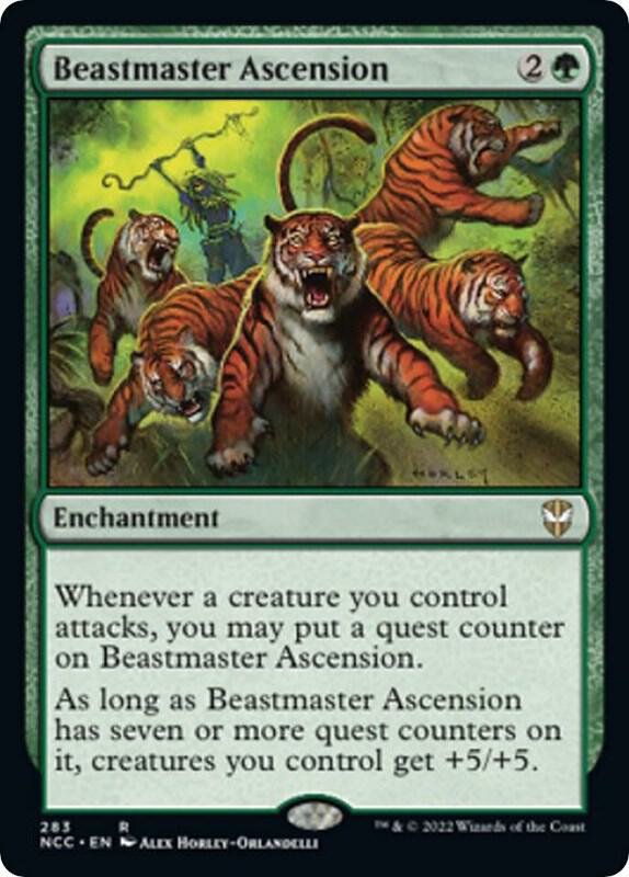 Beastmaster Ascension [Streets of New Capenna Commander]