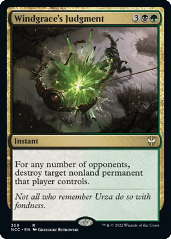 Windgrace's Judgment [Streets of New Capenna Commander]