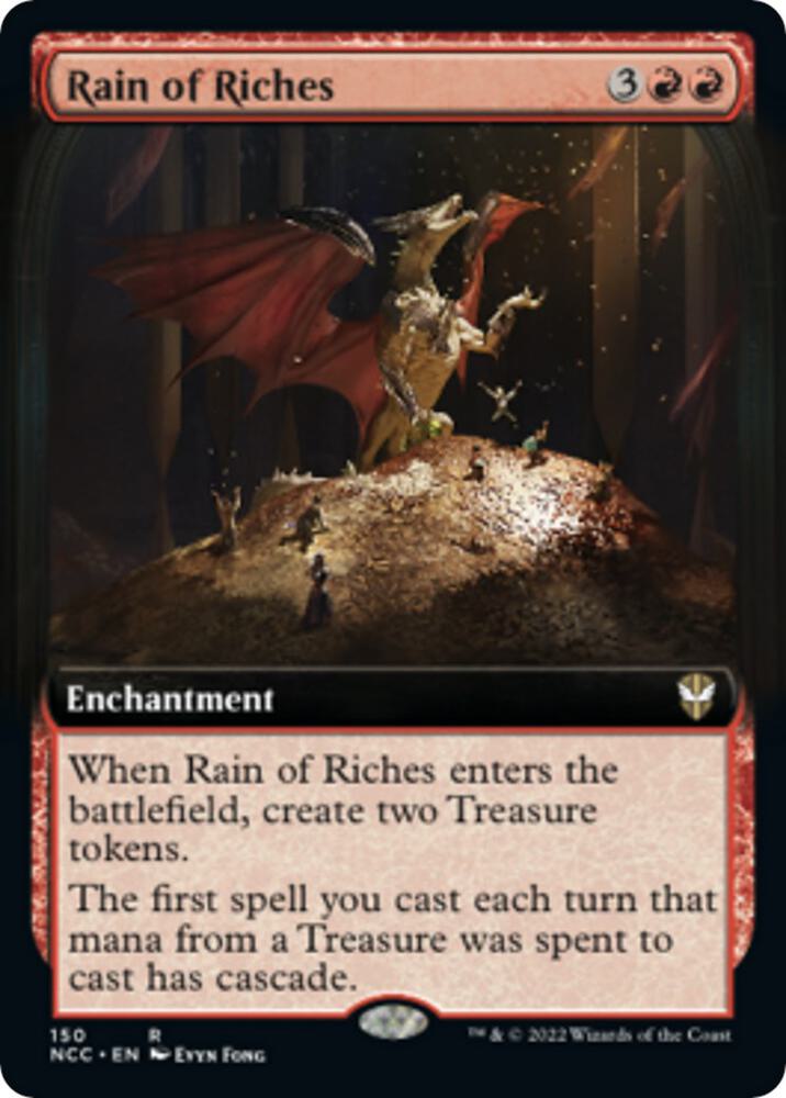 Rain of Riches (Extended Art) [Streets of New Capenna Commander]