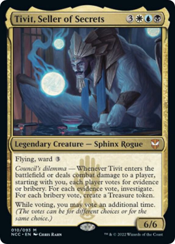 Tivit, Seller of Secrets [Streets of New Capenna Commander]